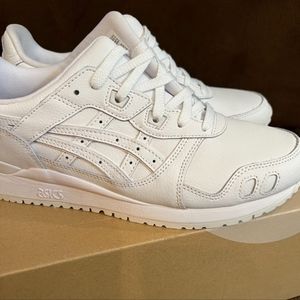 New ASICS GEL-Lyte III OG Sneakers 1201A257-100 White Men 9.5